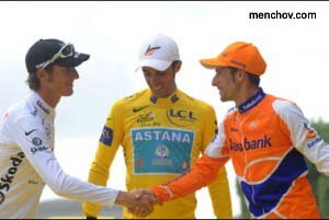 Andy Schleck, Alberto Contador, and Denis Menchov will all be riding for new teams next year.