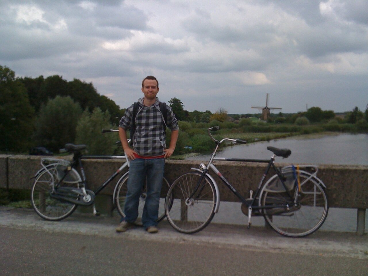 Cycling around Utrecht, here was a photo op in front of the Dutchest scene I could find.